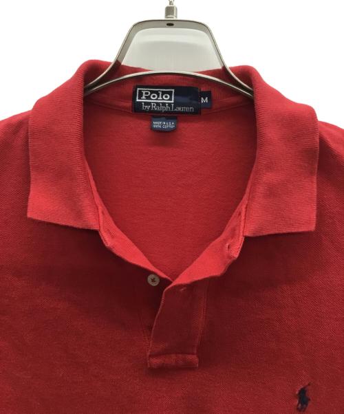 POLO RALPH LAUREN（ポロ・ラルフローレン）POLO RALPH LAUREN (ポロ・ラルフローレン) 半袖ポロシャツ レッド サイズ:Mの古着・服飾アイテム