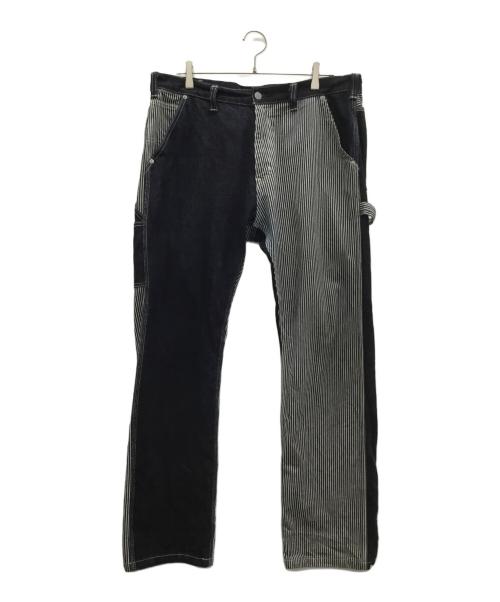 KOJIMA GENES（コジマジーンズ）KOJIMA GENES (コジマジーンズ) ペインターデニムパンツ ネイビー×ホワイト サイズ:38の古着・服飾アイテム