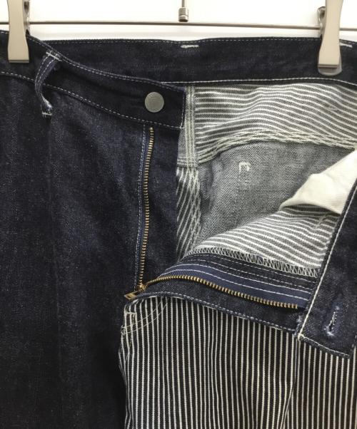 KOJIMA GENES（コジマジーンズ）KOJIMA GENES (コジマジーンズ) ペインターデニムパンツ ネイビー×ホワイト サイズ:38の古着・服飾アイテム