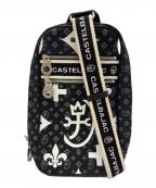 CASTELBAJACカステルバジャック）の古着「ボディーバッグ」｜ブラック×ホワイト