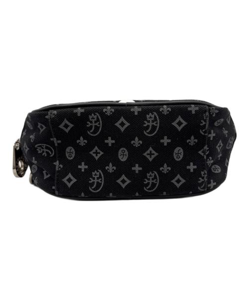 CASTELBAJAC（カステルバジャック）CASTELBAJAC (カステルバジャック) ボディーバッグ ブラック×ホワイトの古着・服飾アイテム