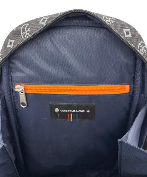 CASTELBAJAC（カステルバジャック）CASTELBAJAC (カステルバジャック) ボディーバッグ ブラック×ホワイトの古着・服飾アイテム