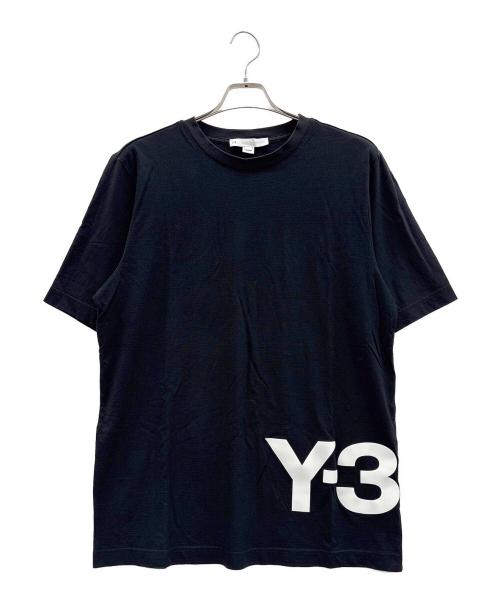 YOHJI YAMAMOTO（ヨウジヤマモト）YOHJI YAMAMOTO (ヨウジヤマモト) adidas (アディダス) ロゴTシャツ ブラック サイズ:Mの古着・服飾アイテム