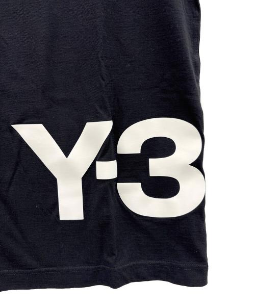 YOHJI YAMAMOTO（ヨウジヤマモト）YOHJI YAMAMOTO (ヨウジヤマモト) adidas (アディダス) ロゴTシャツ ブラック サイズ:Mの古着・服飾アイテム