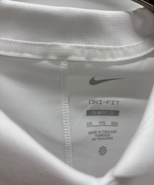 NIKE（ナイキ）NIKE (ナイキ) ポロシャツ ホワイト サイズ:XXLの古着・服飾アイテム