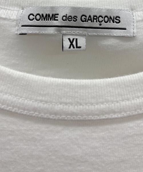 COMME des GARCONS（コムデギャルソン）COMME des GARCONS (コムデギャルソン) Tシャツ ホワイト×ブラック サイズ:XLの古着・服飾アイテム