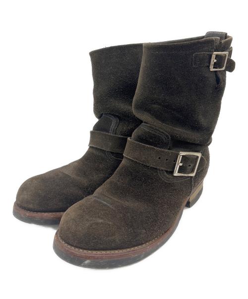 RED WING（レッドウィング）RED WING (レッドウィング) BEAMS (ビームス) エンジニアブーツ ブラウン サイズ:26.5の古着・服飾アイテム