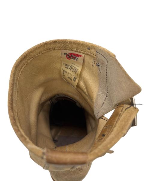 RED WING（レッドウィング）RED WING (レッドウィング) エンジニアブーツ ベージュ サイズ:USA9の古着・服飾アイテム