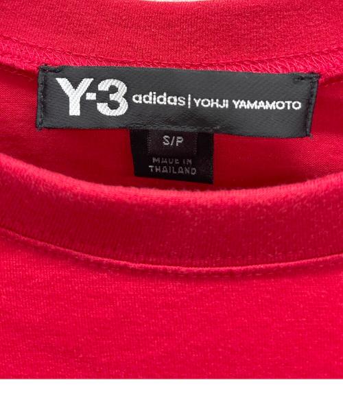 Y-3（ワイスリー）Y-3 (ワイスリー) adidas (アディダス) Tシャツ レッド サイズ:Sの古着・服飾アイテム