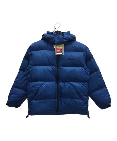 Bear（ベアー）Bear (ベアー) ダウンジャケット ブルー×ブラック サイズ:M 未使用品の古着・服飾アイテム