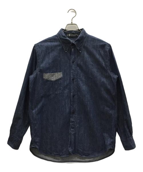EVISU（エヴィス）EVISU (エヴィス) デニムシャツ ネイビー サイズ:42の古着・服飾アイテム