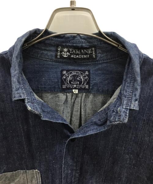 EVISU（エヴィス）EVISU (エヴィス) デニムシャツ ネイビー サイズ:42の古着・服飾アイテム