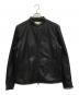 nano・universe（ナノ・ユニバース）の古着「レザージャケット」｜ブラック