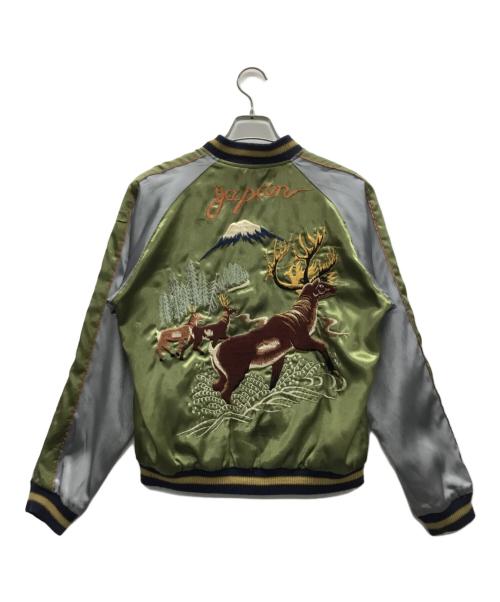 東洋TAILOR（トウヨウテイラー）東洋TAILOR (トウヨウテイラー) スカジャン ブラック×カーキ サイズ:Sの古着・服飾アイテム