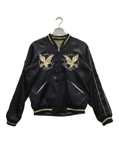 東洋TAILOR（トウヨウテイラー）東洋TAILOR (トウヨウテイラー) スカジャン ブラック×カーキ サイズ:Sの古着・服飾アイテム