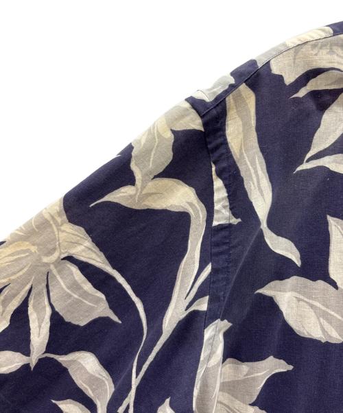 POLO（ポロ）POLO (ポロ) アロハシャツ ネイビー×グレー サイズ:Lの古着・服飾アイテム