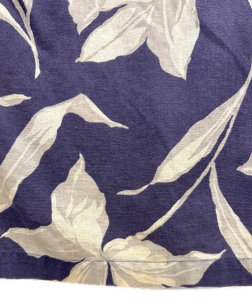 POLO（ポロ）POLO (ポロ) アロハシャツ ネイビー×グレー サイズ:Lの古着・服飾アイテム