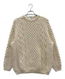 BLARNEY（ブラーニー）の古着「アランニット」｜アイボリー