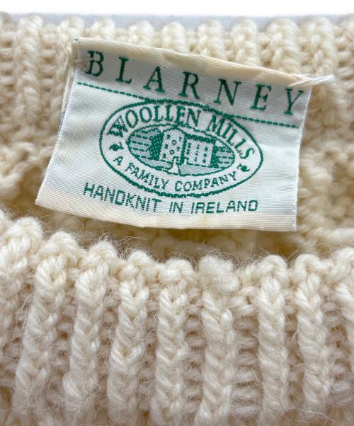 BLARNEY（ブラーニー）BLARNEY (ブラーニー) アランニット アイボリー サイズ:表記無しの古着・服飾アイテム