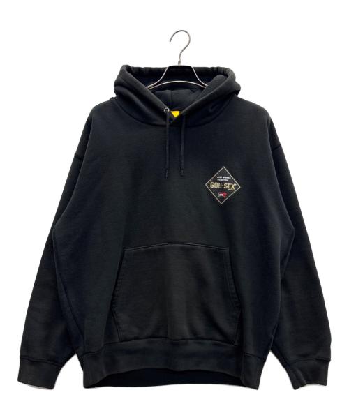 #FR2（エフアールツー）#FR2 (エフアールツー) プルオーバーパーカー ブラック サイズ:XLの古着・服飾アイテム