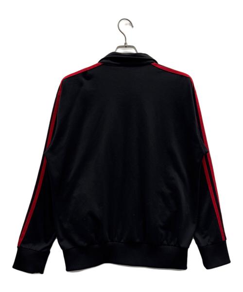 adidas（アディダス）adidas (アディダス) トラックジャケット ブラック×レッド サイズ:XLの古着・服飾アイテム