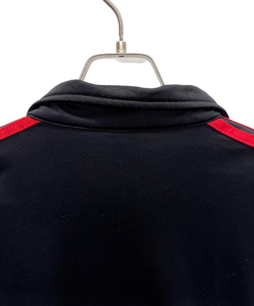 adidas（アディダス）adidas (アディダス) トラックジャケット ブラック×レッド サイズ:XLの古着・服飾アイテム