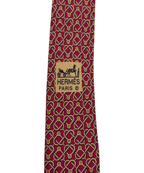 HERMES（エルメス）HERMES (エルメス) ネクタイ ボルドー サイズ:表記無しの古着・服飾アイテム