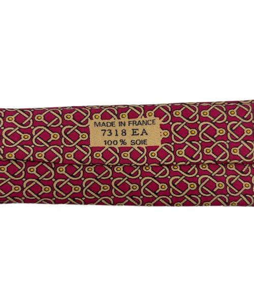 HERMES（エルメス）HERMES (エルメス) ネクタイ ボルドー サイズ:表記無しの古着・服飾アイテム