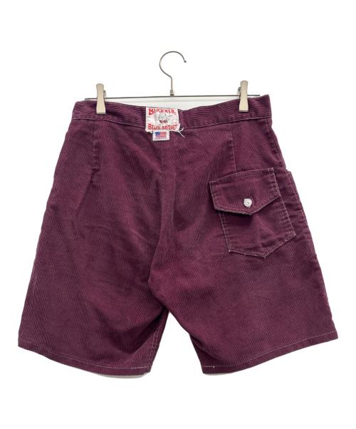 BIRDWELL（バードウェル）BIRDWELL (バードウェル) コーデュロイハーフパンツ バーガンディー サイズ:表記無しの古着・服飾アイテム