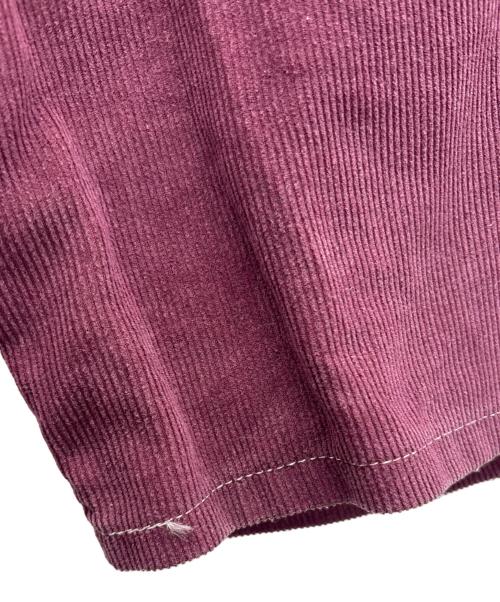 BIRDWELL（バードウェル）BIRDWELL (バードウェル) コーデュロイハーフパンツ バーガンディー サイズ:表記無しの古着・服飾アイテム