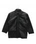 UNIQUE（ユニーク）の古着「レザージャケット」｜ブラック