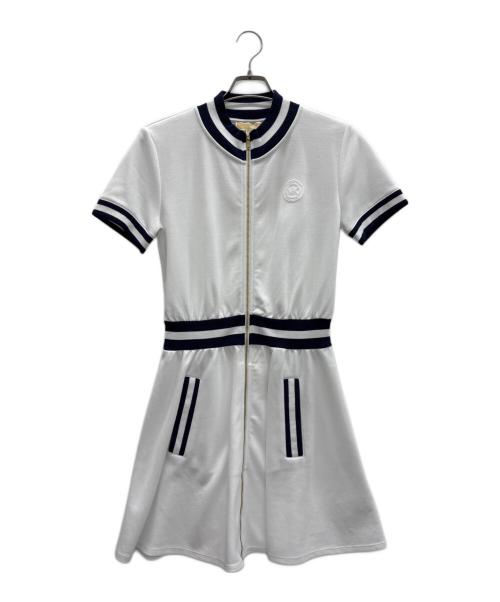 MICHAEL KORS（マイケルコース）MICHAEL KORS (マイケルコース) ジップワンピース ホワイト サイズ:S 未使用品の古着・服飾アイテム