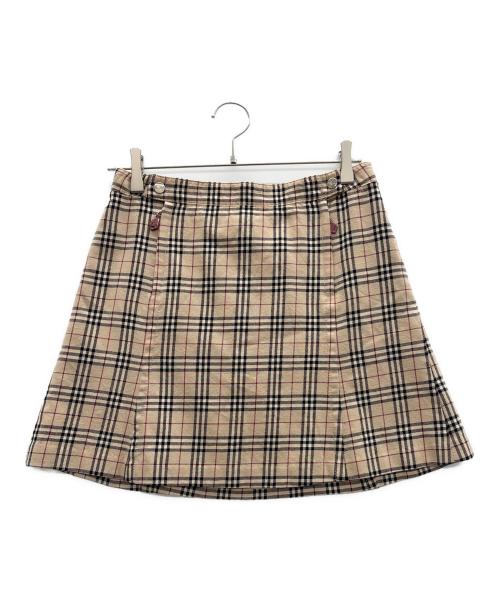 BURBERRY LONDON（バーバリーロンドン）BURBERRY LONDON (バーバリーロンドン) スカート ベージュ×ブラック サイズ:38の古着・服飾アイテム