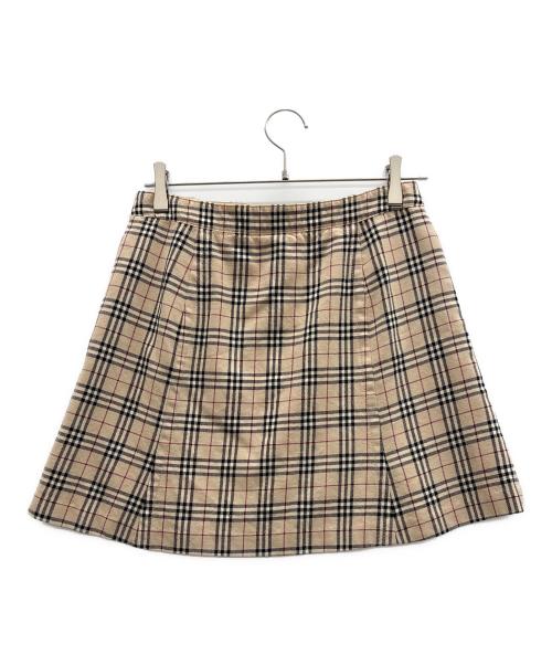 BURBERRY LONDON（バーバリーロンドン）BURBERRY LONDON (バーバリーロンドン) スカート ベージュ×ブラック サイズ:38の古着・服飾アイテム