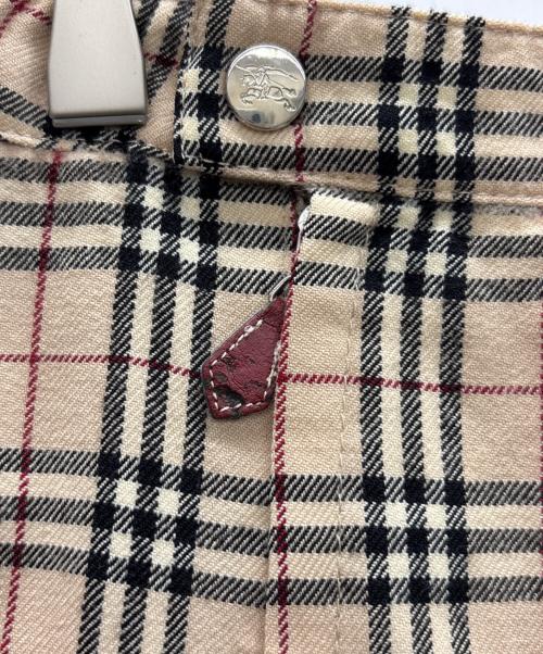 BURBERRY LONDON（バーバリーロンドン）BURBERRY LONDON (バーバリーロンドン) スカート ベージュ×ブラック サイズ:38の古着・服飾アイテム