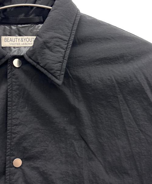 BEAUTY&YOUTH（ビューティーアンドユース）BEAUTY&YOUTH (ビューティーアンドユース) ダウンコーチジャケット ブラック サイズ:Sの古着・服飾アイテム