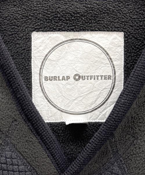 BURLAP OUTFITTER（バーラップアウトフィッター）BURLAP OUTFITTER (バーラップアウトフィッター) フリースカーディガン ブラック サイズ:Mの古着・服飾アイテム