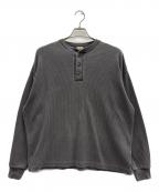 SEABEESシービーズ）の古着「ヘンリーネックサーマルカットソー」｜グレー