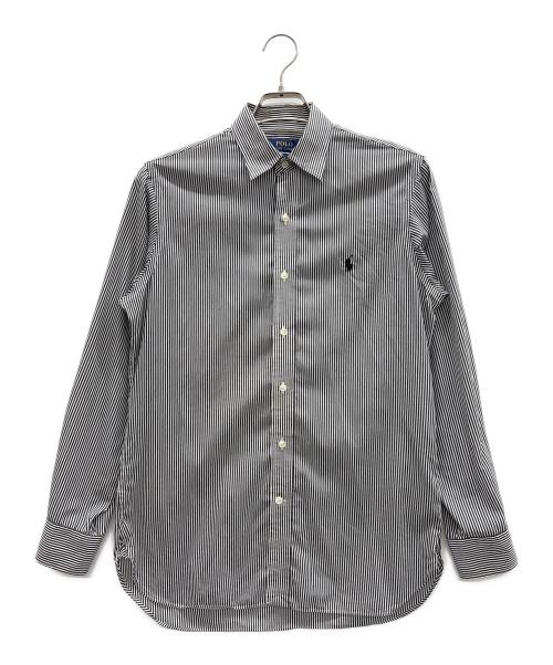 POLO RALPH LAUREN（ポロ・ラルフローレン）POLO RALPH LAUREN (ポロ・ラルフローレン) 長袖シャツ ホワイト×ブラック サイズ:14号の古着・服飾アイテム