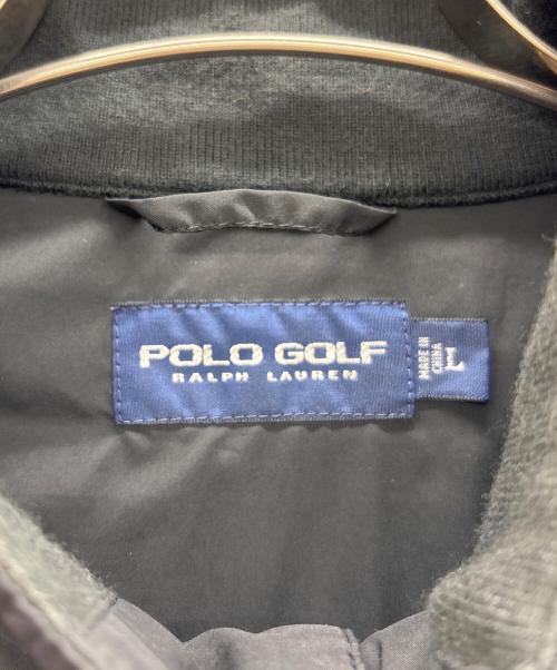 POLO GOLF（ポロ ゴルフ）POLO GOLF (ポロ ゴルフ) ナイロンジャケット ブラック サイズ:Lの古着・服飾アイテム
