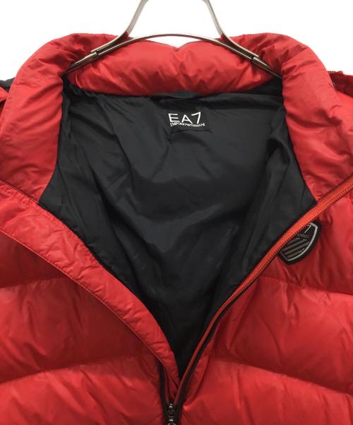 EMPORIO ARMANI（エンポリオアルマーニ）EMPORIO ARMANI (エンポリオアルマーニ) 中綿ジャケット レッド サイズ:Lの古着・服飾アイテム
