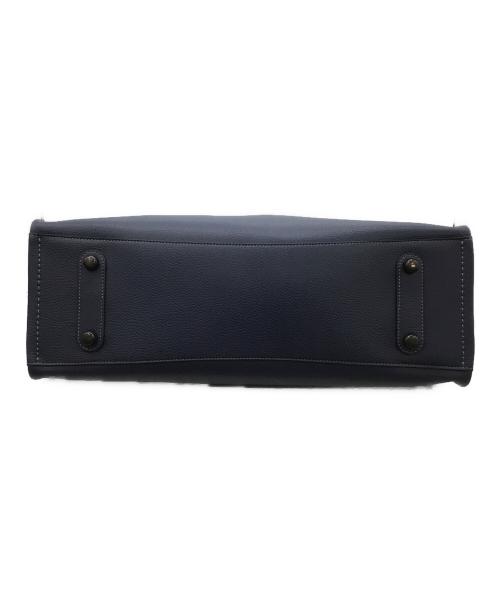 COACH（コーチ）COACH (コーチ) トートバッグ ネイビー×ブラウンの古着・服飾アイテム