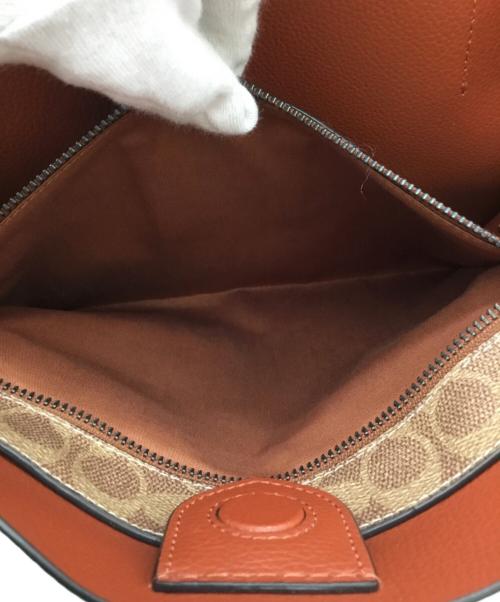 COACH（コーチ）COACH (コーチ) トートバッグ ネイビー×ブラウンの古着・服飾アイテム