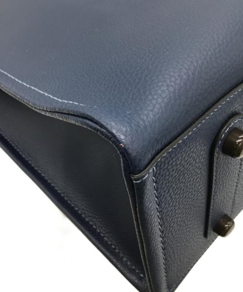 COACH（コーチ）COACH (コーチ) トートバッグ ネイビー×ブラウンの古着・服飾アイテム