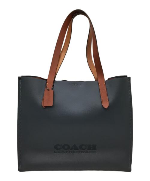 COACH（コーチ）COACH (コーチ) トートバッグ ブルーの古着・服飾アイテム