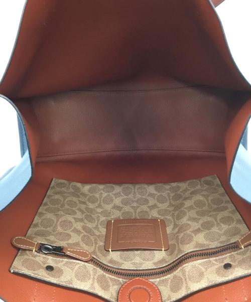 COACH（コーチ）COACH (コーチ) トートバッグ ブルーの古着・服飾アイテム