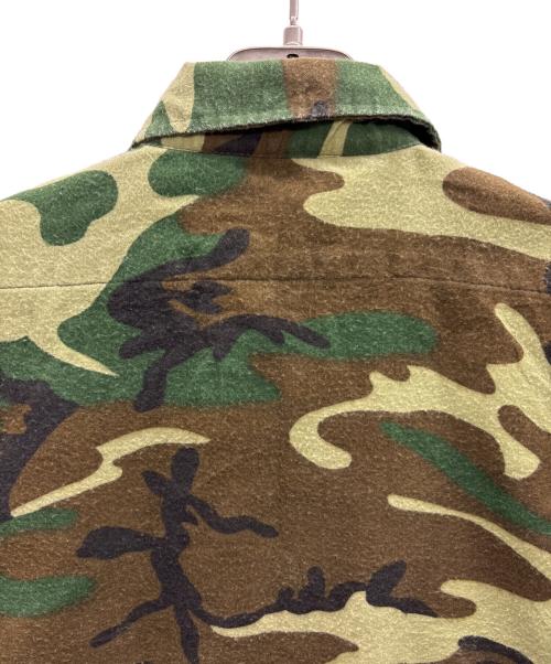 FIVE BROTHER（ファイブブラザー）FIVE BROTHER (ファイブブラザー) シャツ グリーン×ブラウン サイズ:Mの古着・服飾アイテム