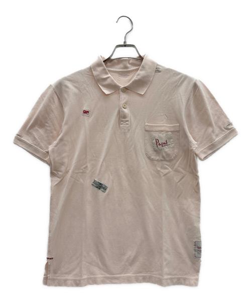 PAPAS（パパス）PAPAS (パパス) ポロシャツ ピンク サイズ:Mの古着・服飾アイテム