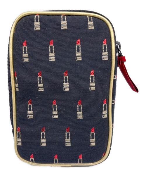 Valiant Rouge（ヴァリアント・ルージュ）Valiant Rouge (ヴァリアント・ルージュ) ポーチ ネイビーの古着・服飾アイテム