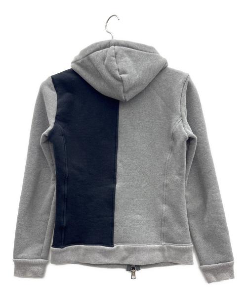 AKM（エーケーエム）AKM (エーケーエム) ジップパーカー グレー×ブラック サイズ:Mの古着・服飾アイテム